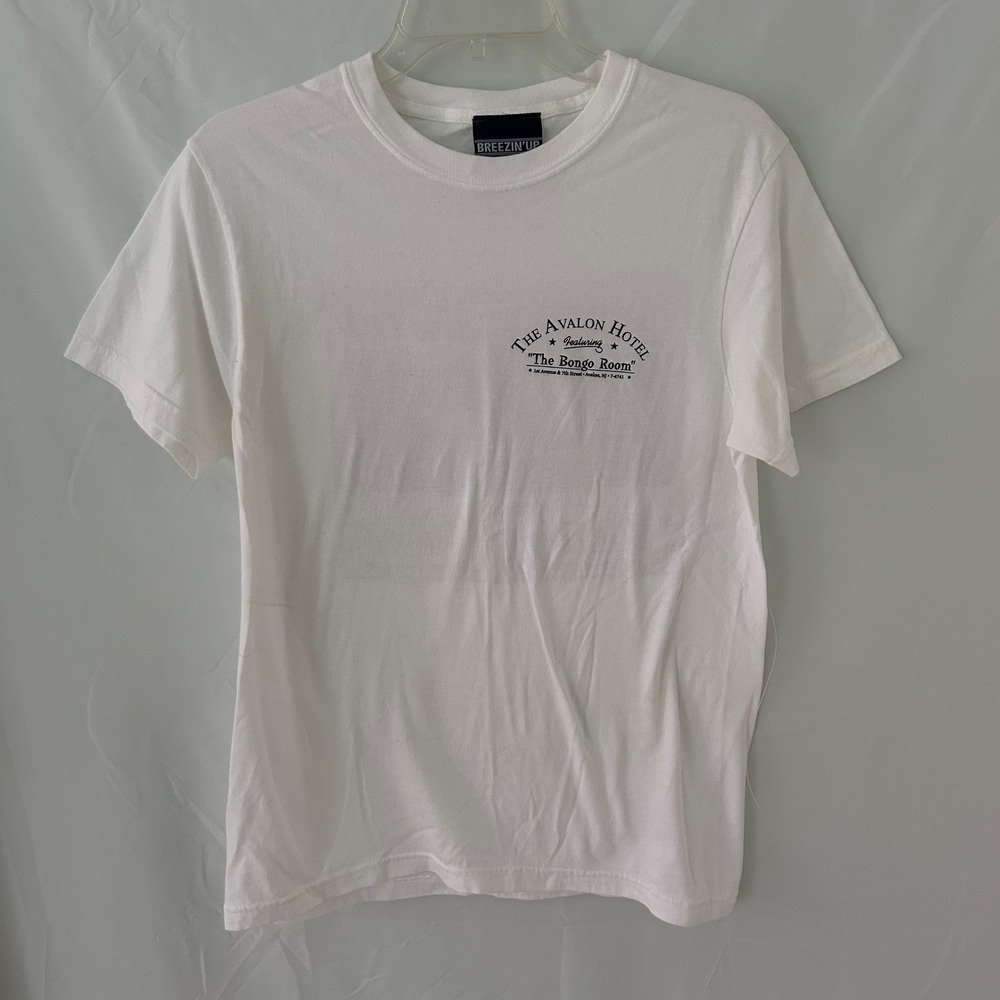 Breezin Up The Bongo Room Avalon Hotel‎ T Shirt White Small